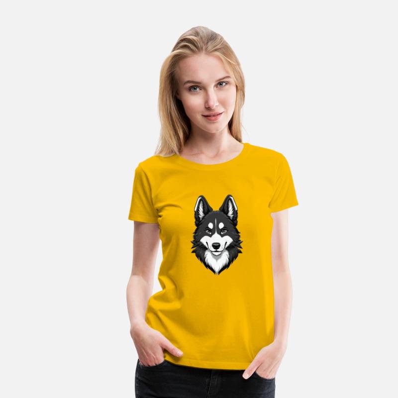 beautiful dog head