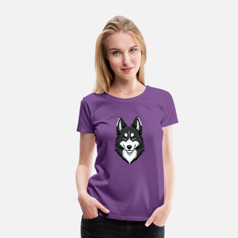 beautiful dog head