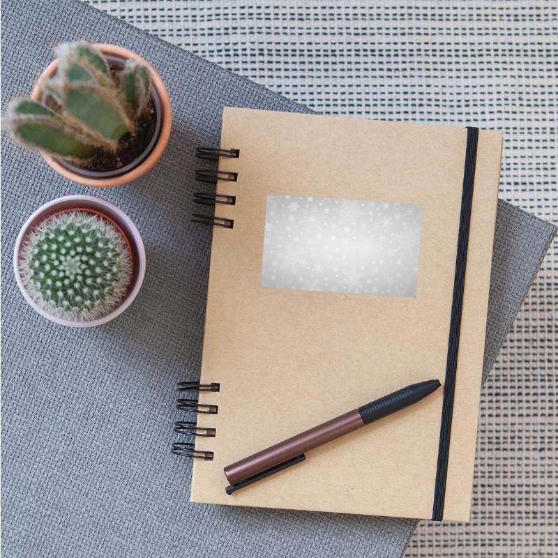 Beautiful Grey Snowflakes Pattern