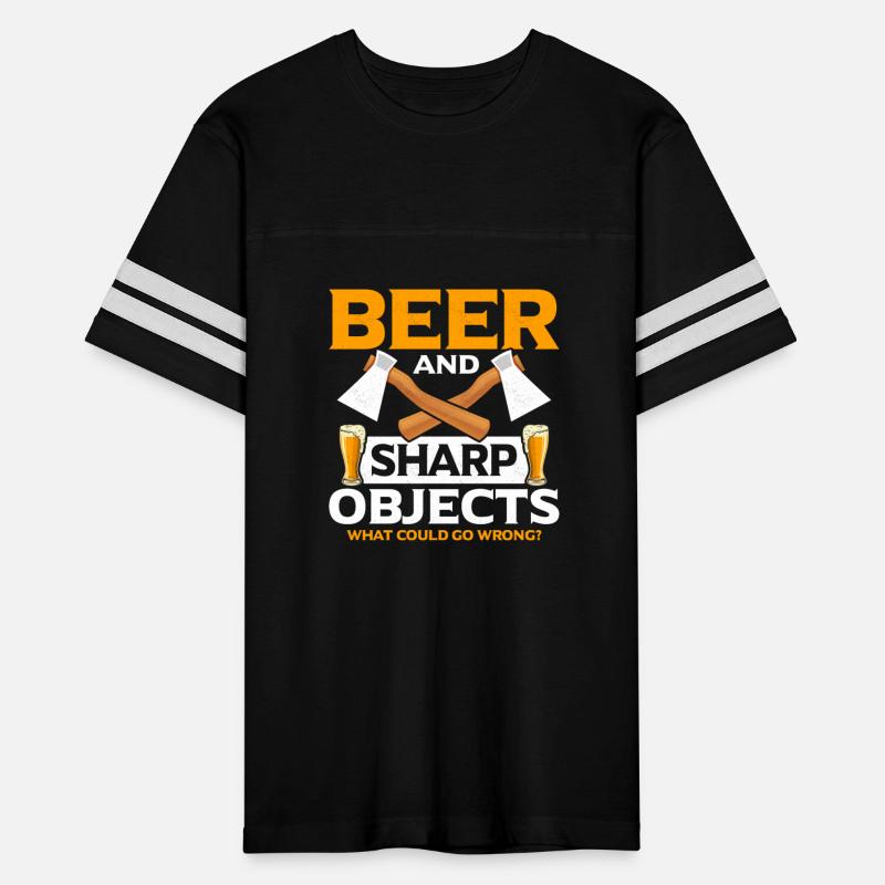 Beer And Sharp Objects Axe Throwing Hatchet Ax