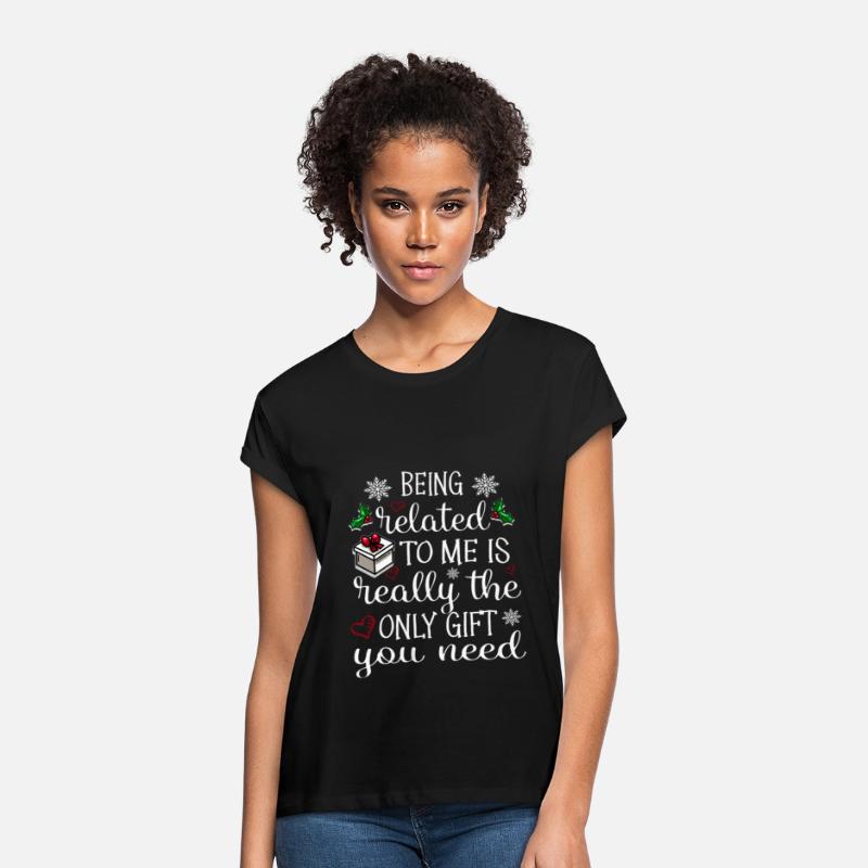 Being Related To Me Funny Christmas Family Pajamas