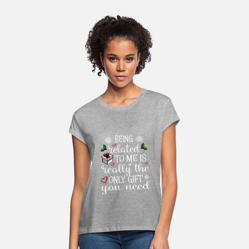 Being Related To Me Funny Christmas Family Pajamas