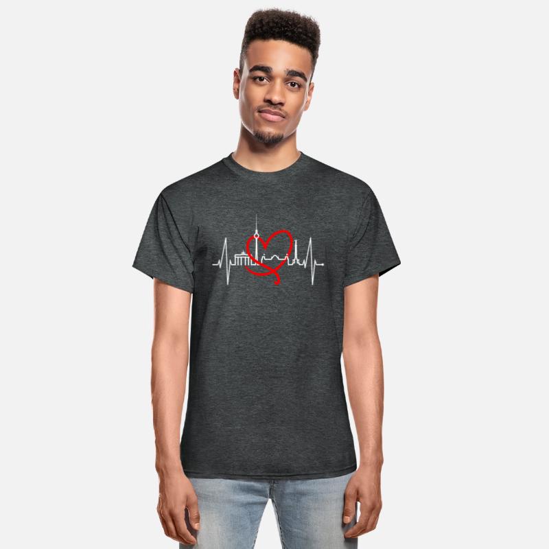 Berlin Skyline Heartbeat Germany Fan I Love Berlin