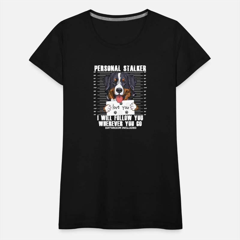 Bernese Mountain Dog Stalker Cartoon