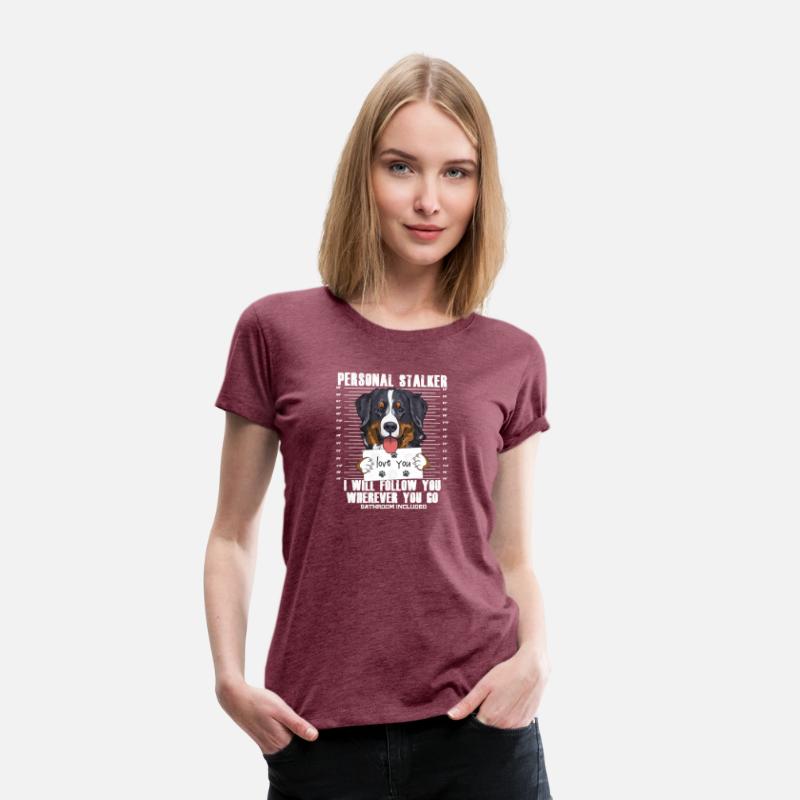 Bernese Mountain Dog Stalker Cartoon