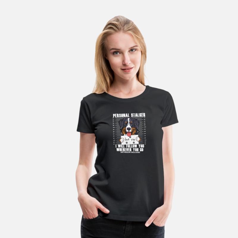 Bernese Mountain Dog Stalker Cartoon