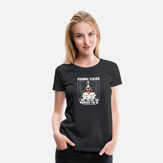 Bernese Mountain Dog Stalker Cartoon