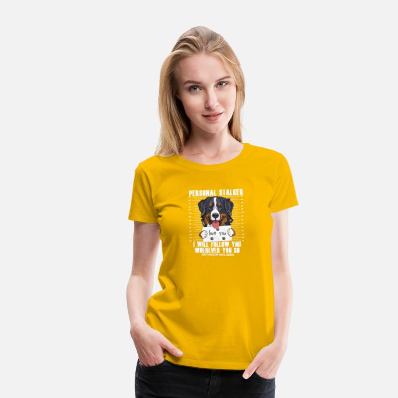 Bernese Mountain Dog Stalker Cartoon