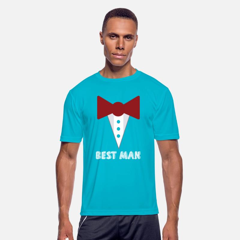 Best Man Wedding Party Mock Tuxedo