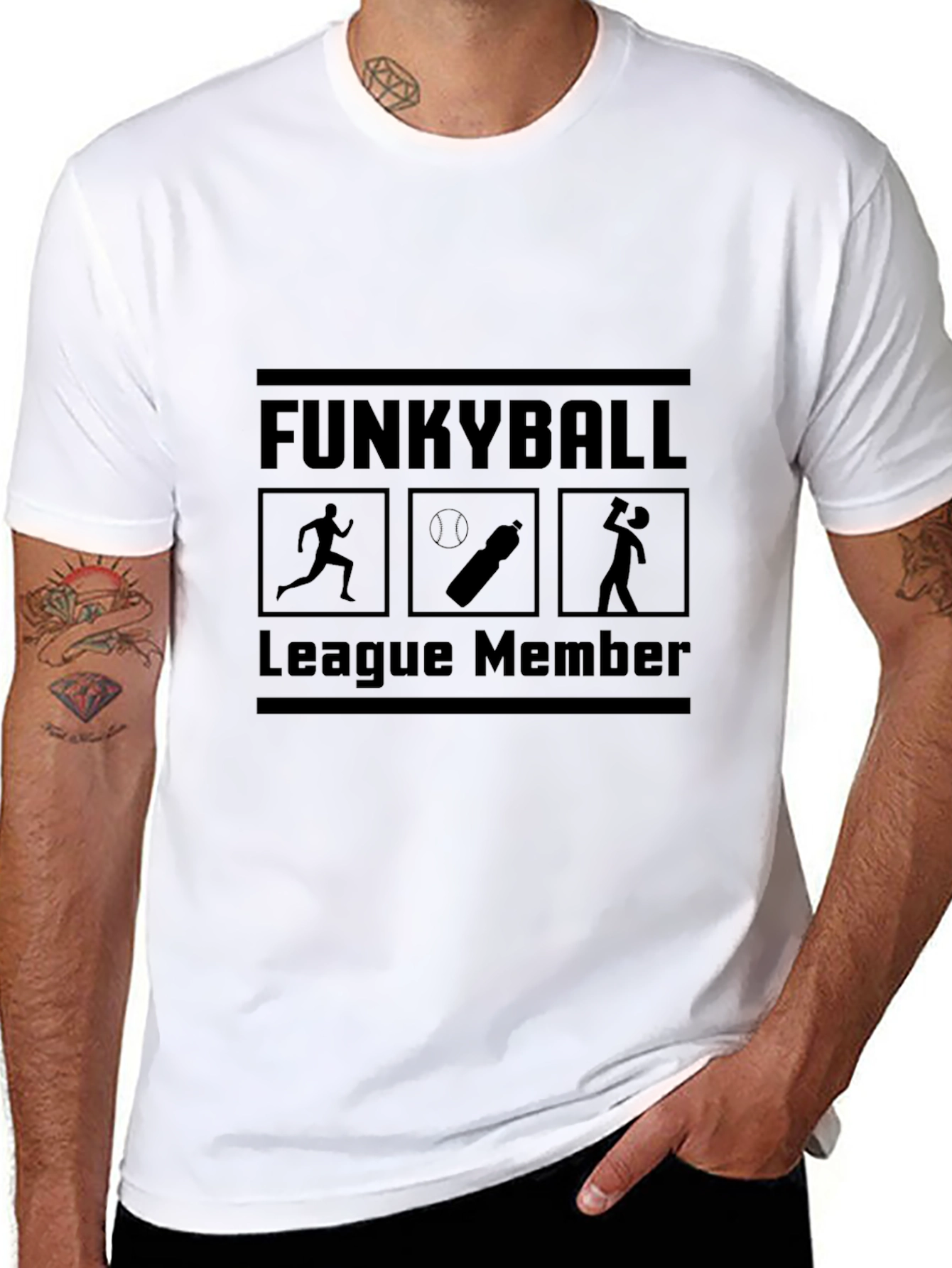 Funkyball League Member Graphic T-Shirt