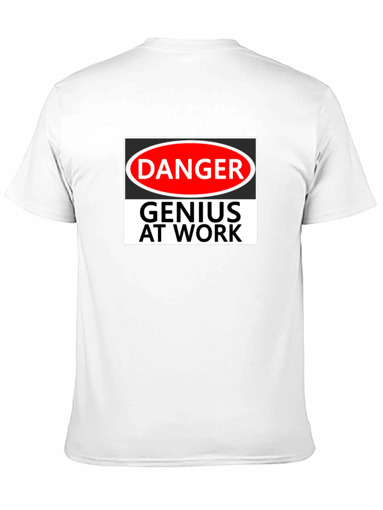 Danger Genius At Work Black T-Shirt
