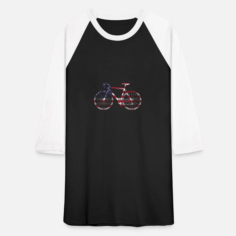 Biker Bicycle, Amrecian, Flag, USA