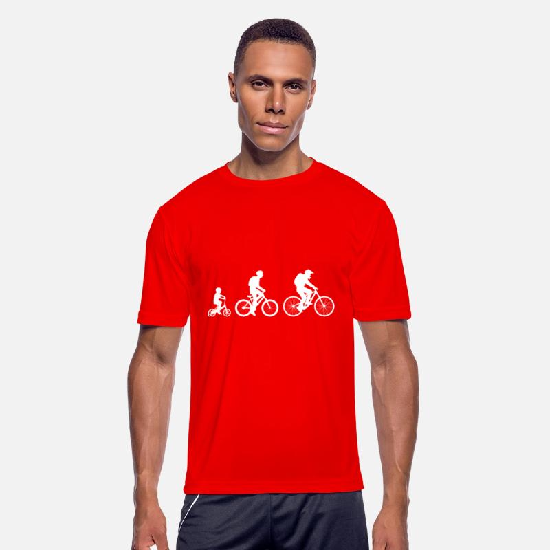 Biker Bicycle Cycling Mountain Biking Evolution