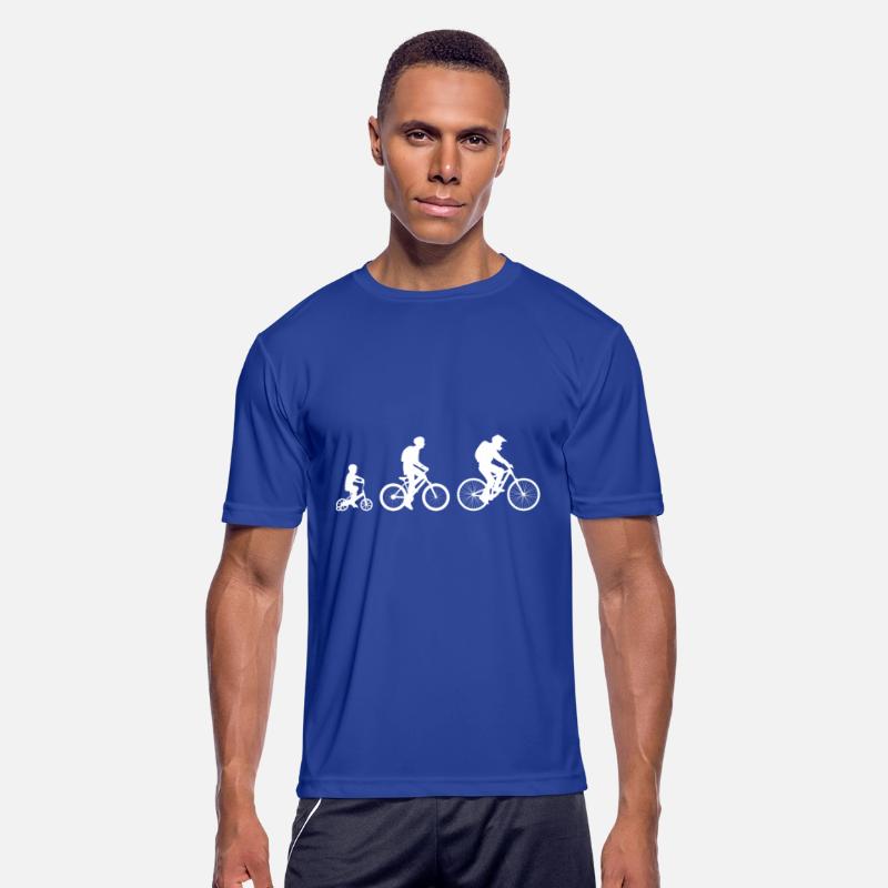 Biker Bicycle Cycling Mountain Biking Evolution