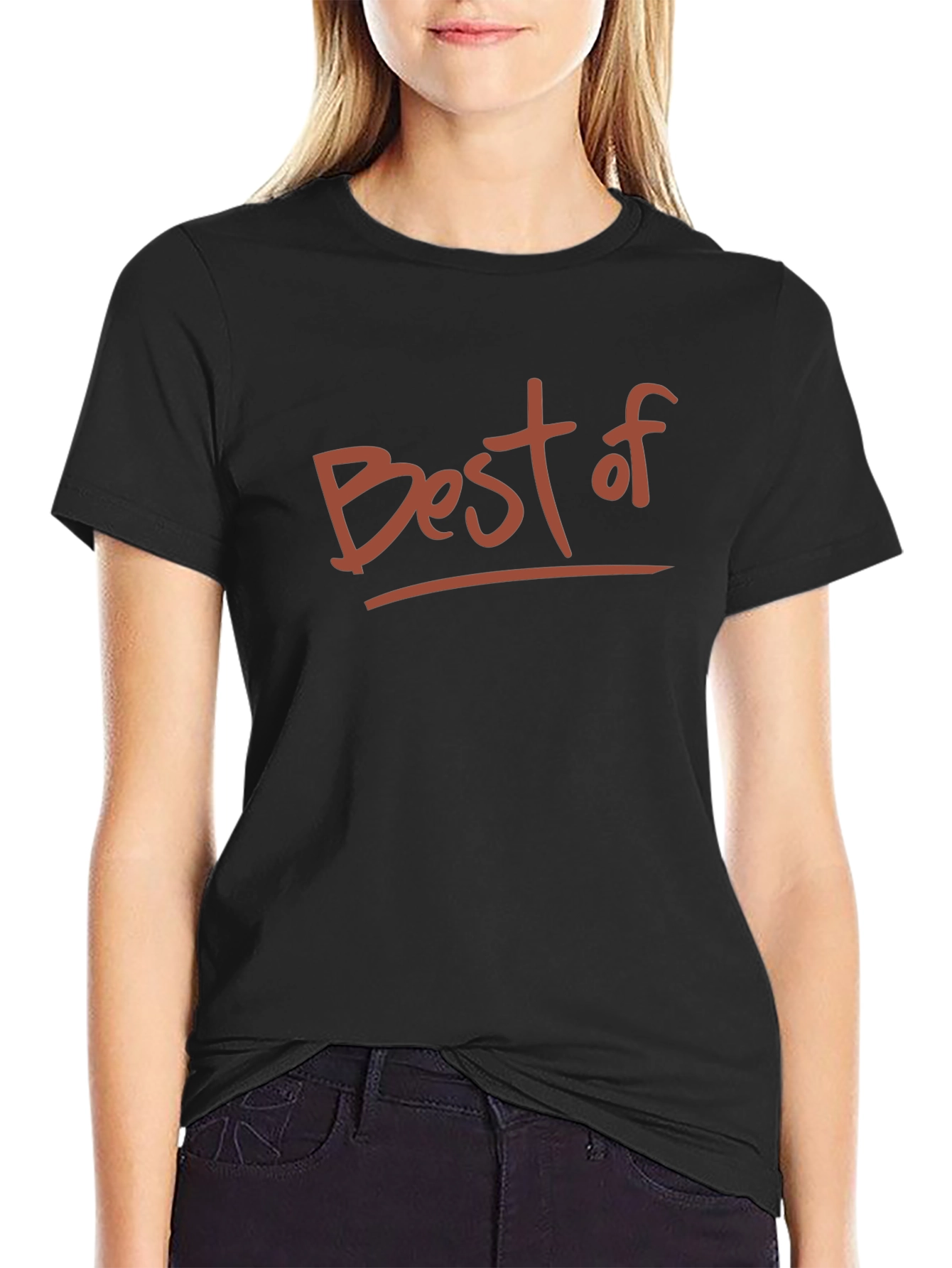 Best Of Graphic T-Shirt - Casual Black Tee