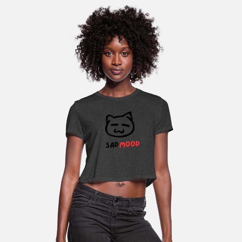 Black illustrated Cat Skeptic T Shirt