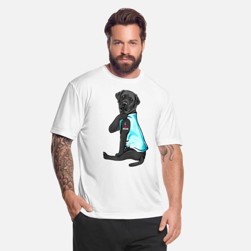 Black Lab Labrador Mom Tattoo Cute Mama Mother