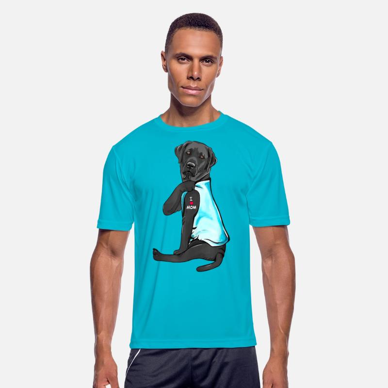 Black Lab Labrador Mom Tattoo Cute Mama Mother