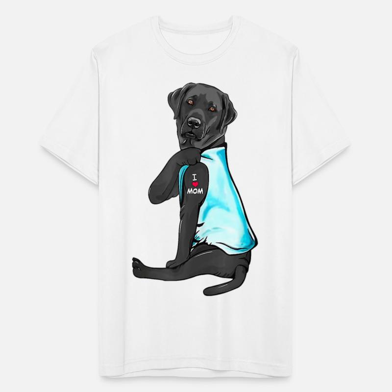 Black Lab Labrador Mom Tattoo Cute Mama Mother