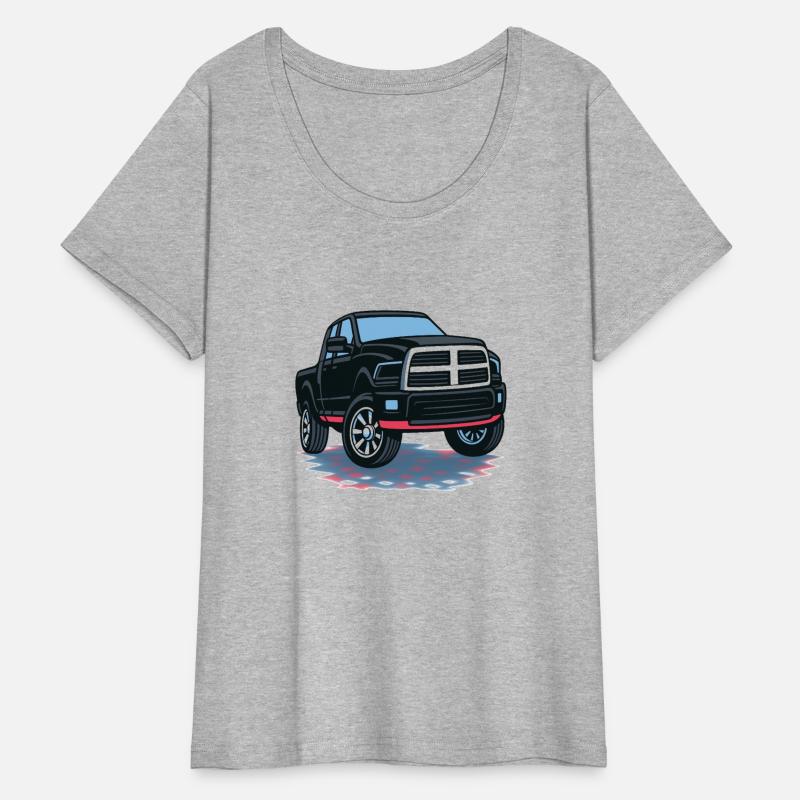 Midnight Lifted Truck Neon Glow