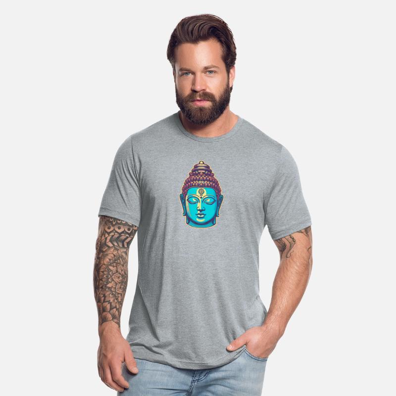 Blue Buddha Head