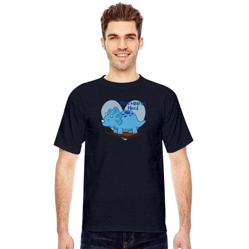 Bluesaurus Mode – Playful Blue Dino with Heart