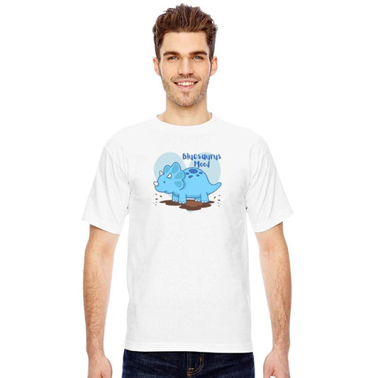 Bluesaurus Mode – Playful Blue Dino with Heart
