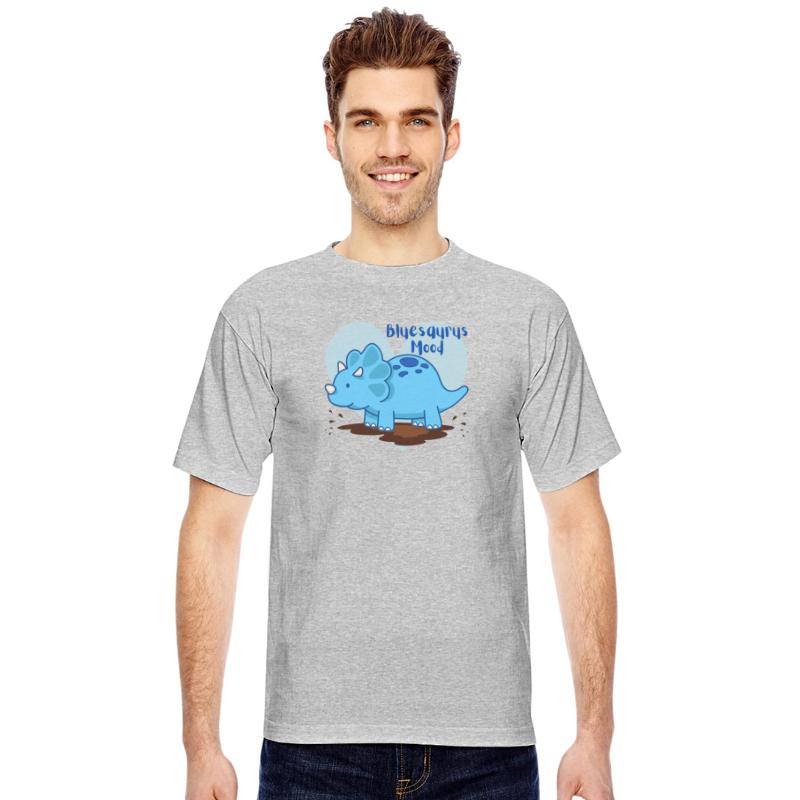Bluesaurus Mode – Playful Blue Dino with Heart