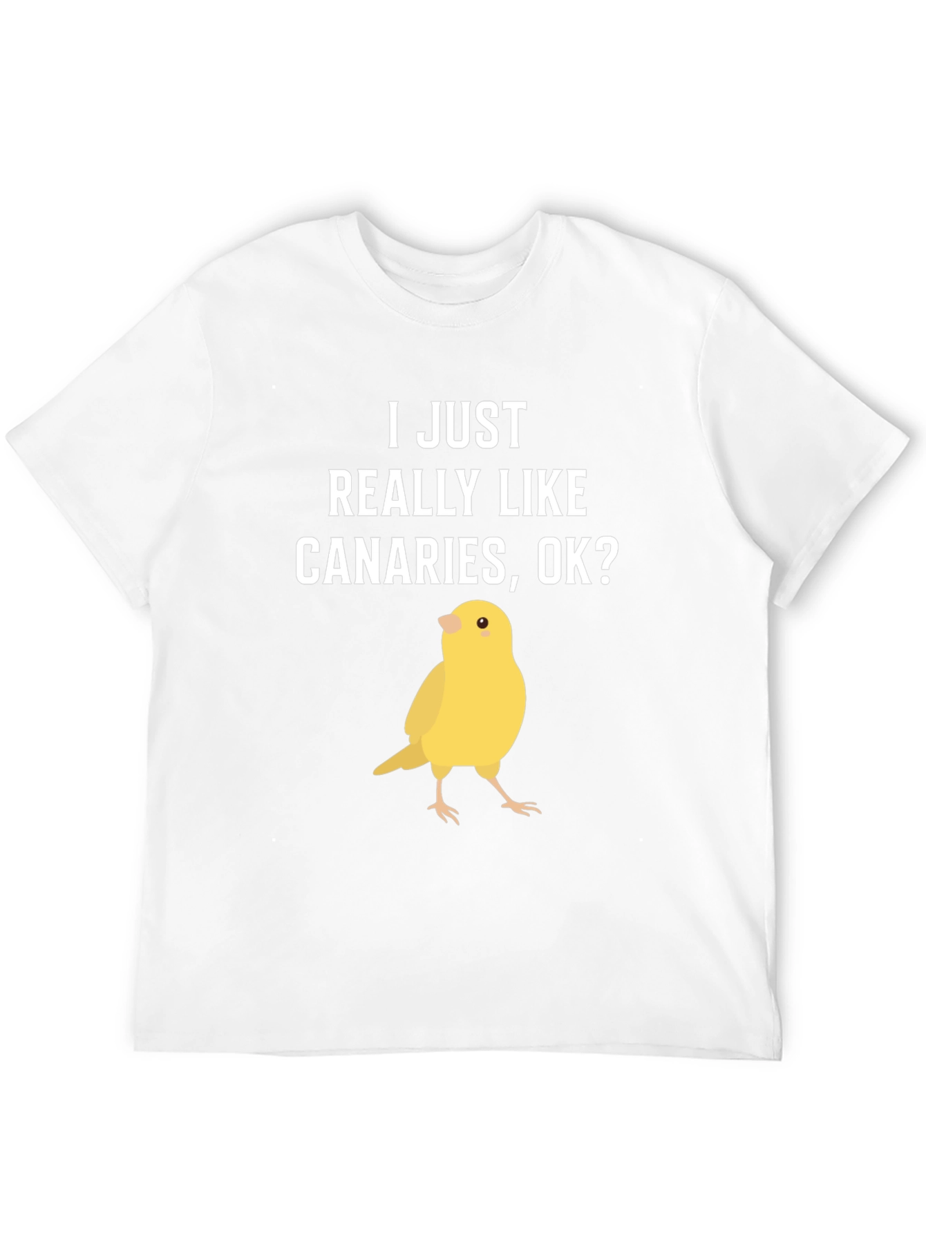 Canary Lover Graphic T-Shirt - Bird Humor Tee