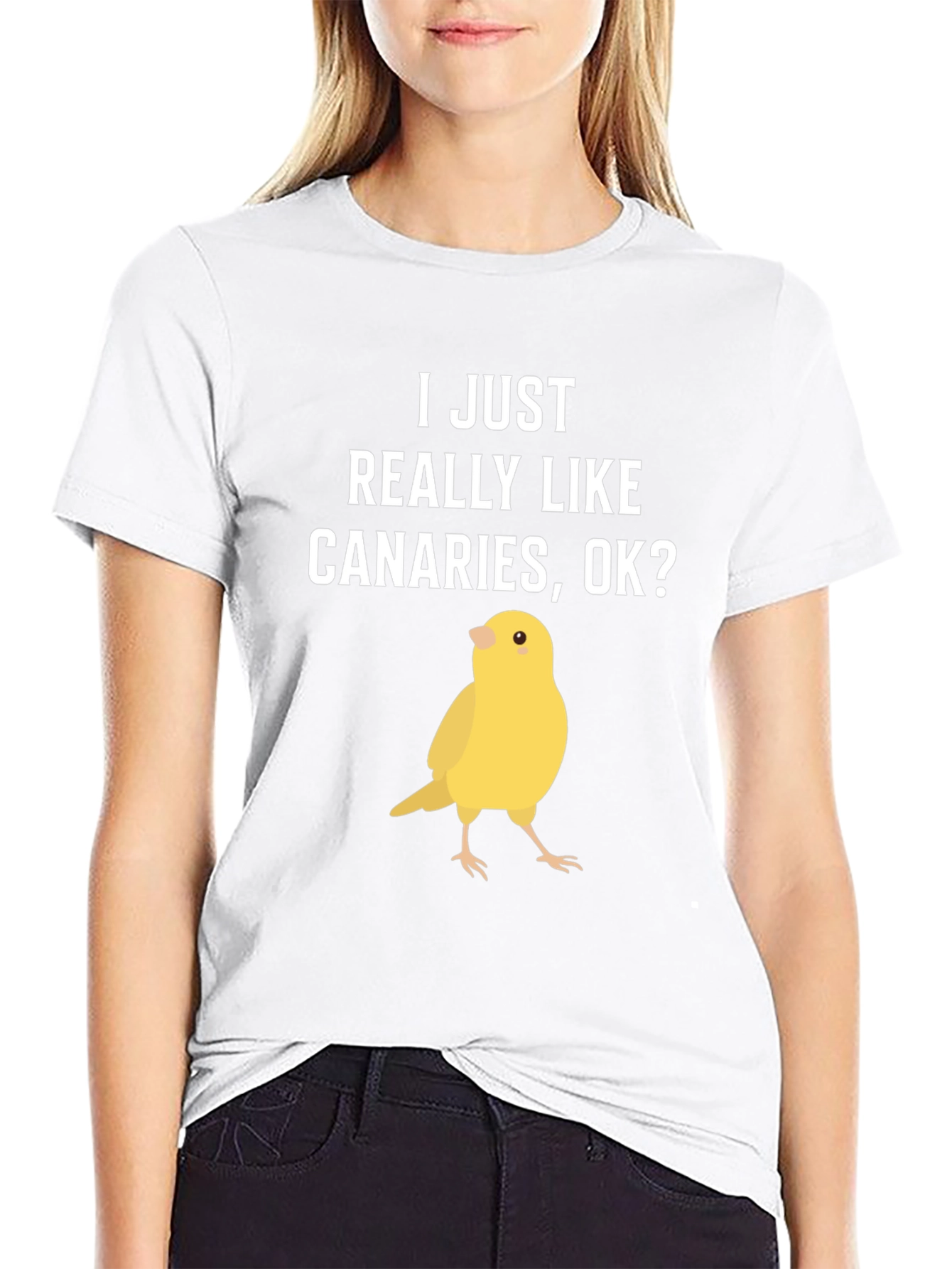 Canary Lover Graphic T-Shirt - Bird Humor Tee