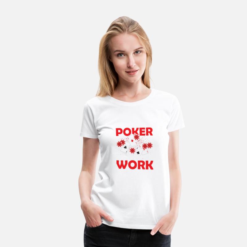 Born To Play Poker Forced To Work Gambler Card Pla
