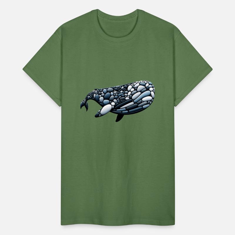 Bowhead Whale Pebble Portrait
