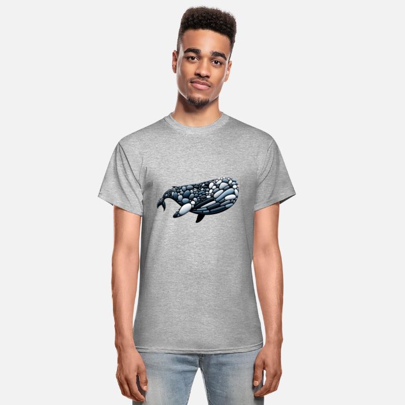 Bowhead Whale Pebble Portrait