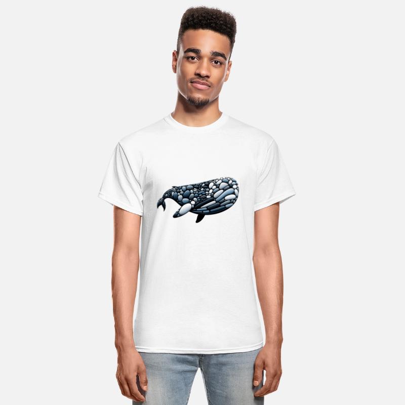 Bowhead Whale Pebble Portrait