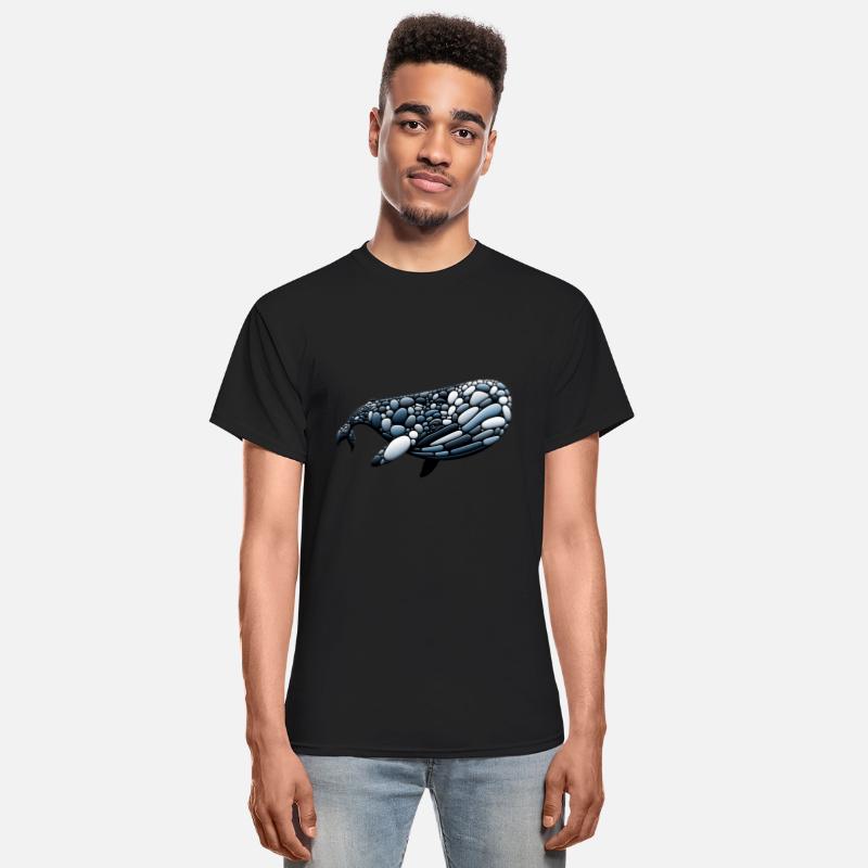 Bowhead Whale Pebble Portrait