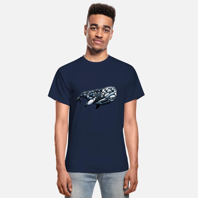 Bowhead Whale Pebble Portrait