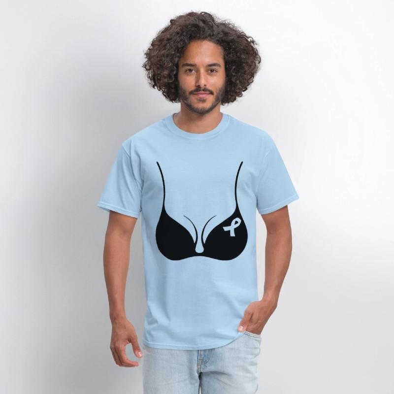 Breast Cancer Awareness Black Bra Pink Ribbon JUNI
