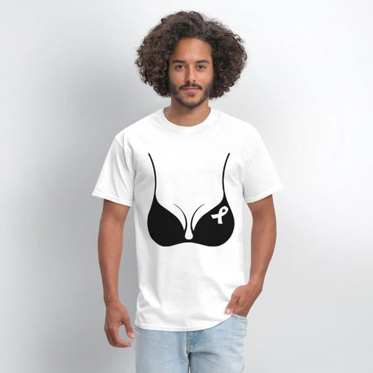 Breast Cancer Awareness Black Bra Pink Ribbon JUNI