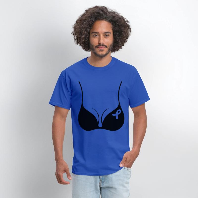 Breast Cancer Awareness Black Bra Pink Ribbon JUNI