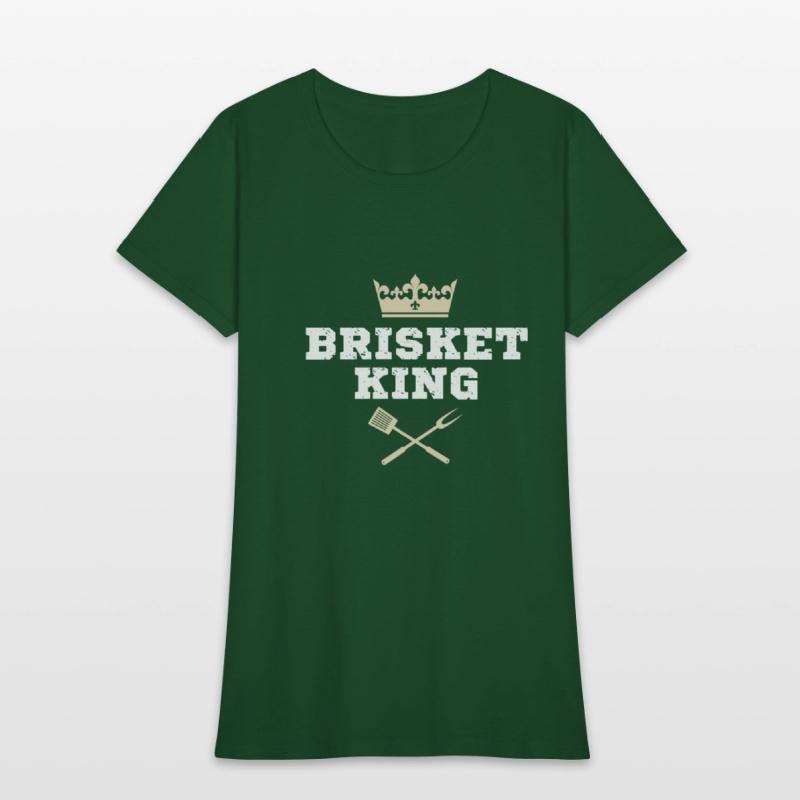Brisket King Funny BBQ Crown Design