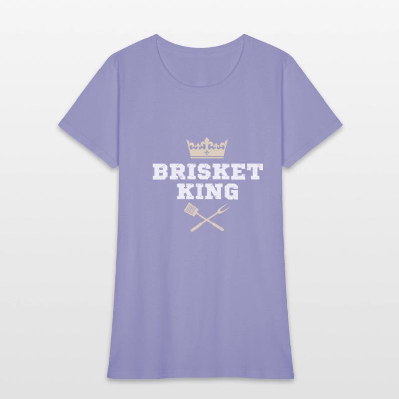 Brisket King Funny BBQ Crown Design