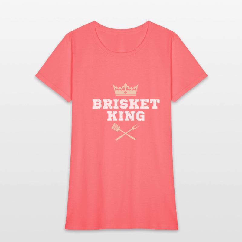 Brisket King Funny BBQ Crown Design