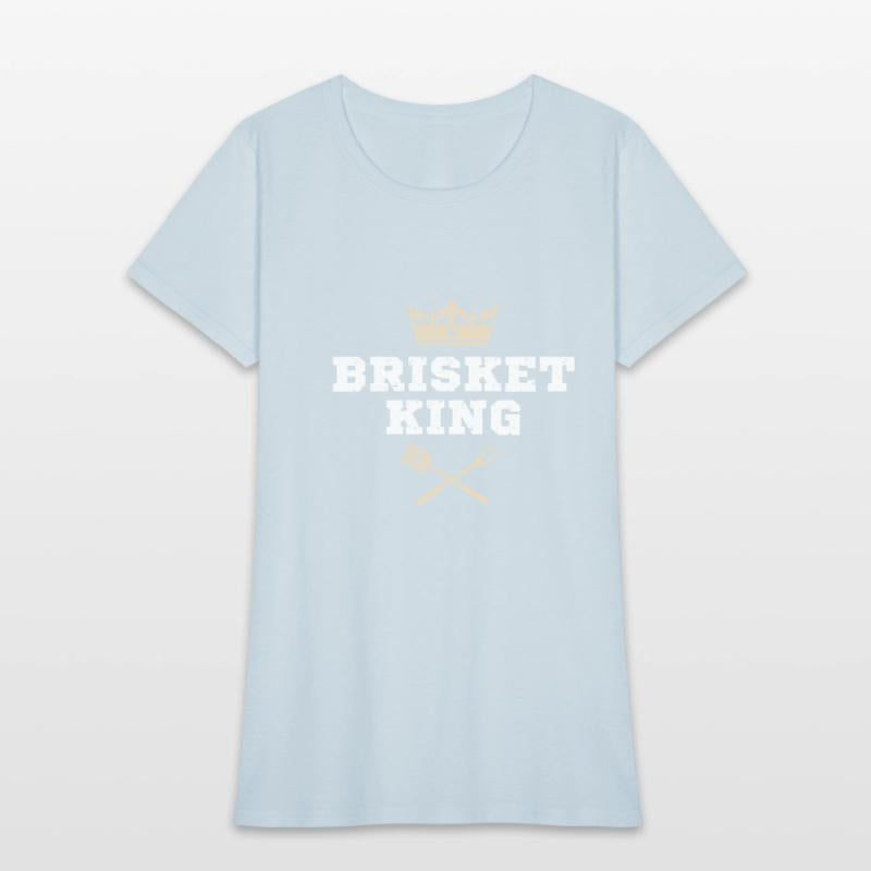 Brisket King Funny BBQ Crown Design