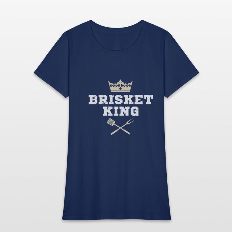 Brisket King Funny BBQ Crown Design