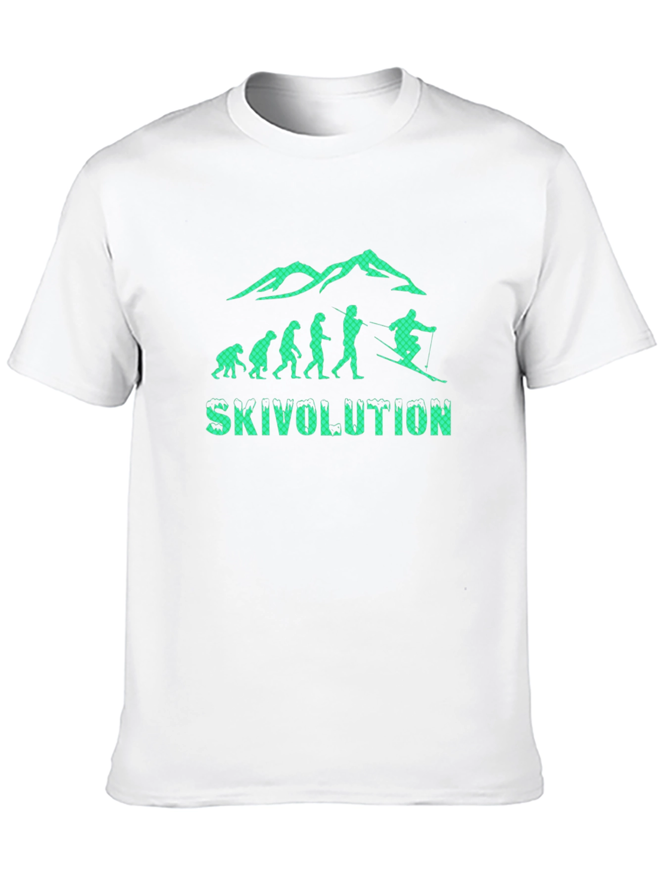 SkiVolution T-Shirt: Evolution of Skiing Tee