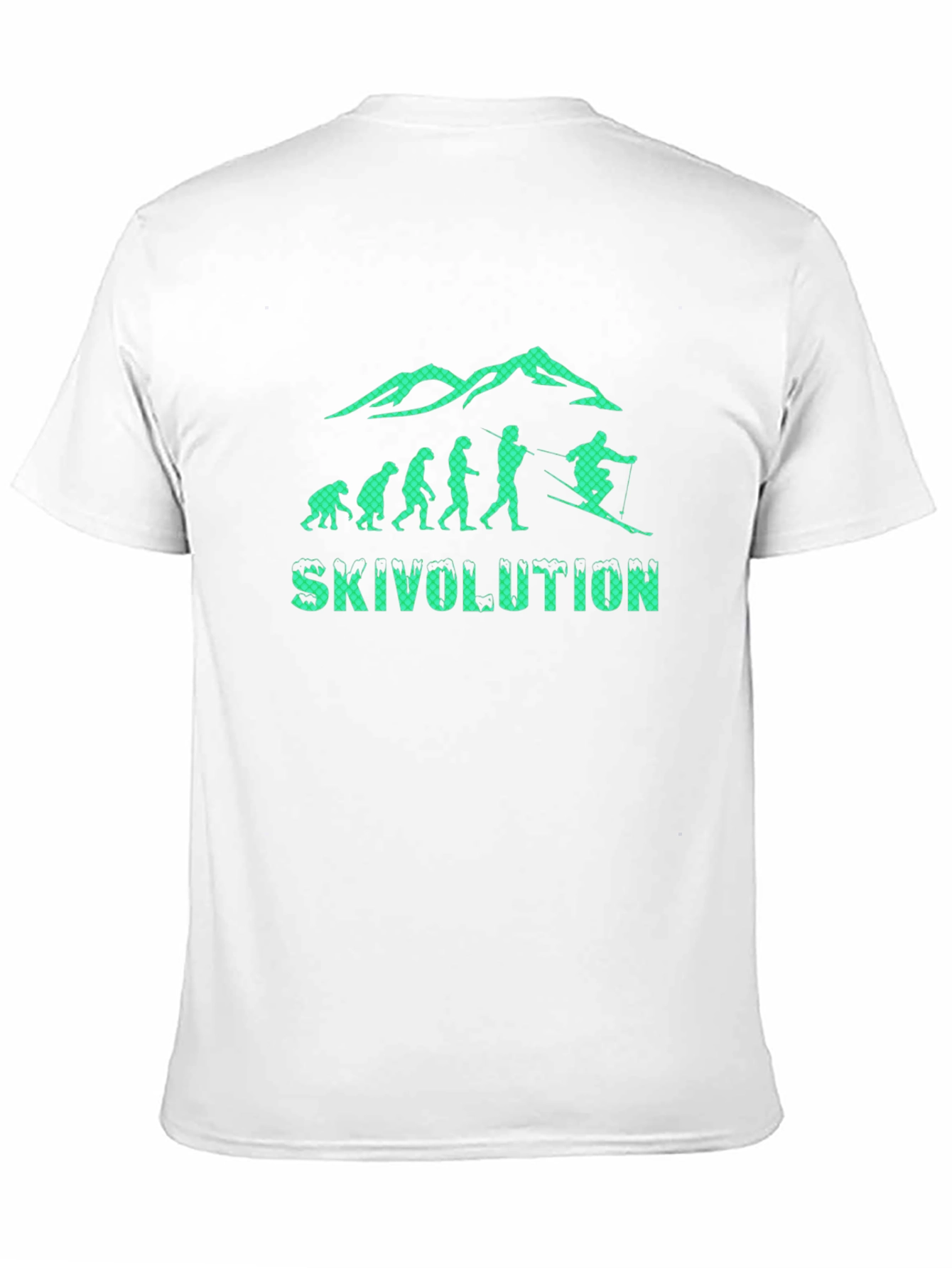 SkiVolution T-Shirt: Evolution of Skiing Tee