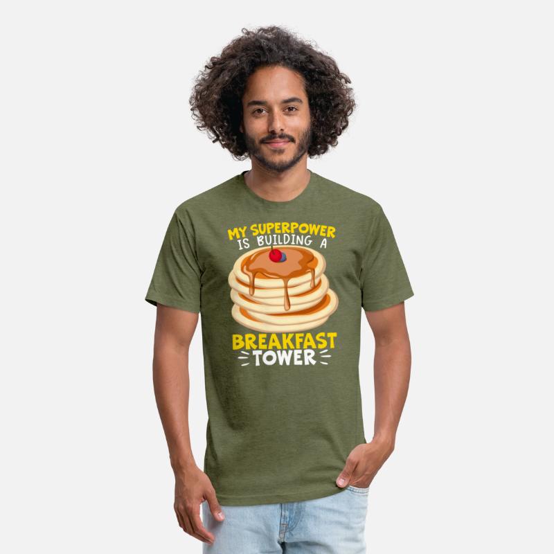 Building A Breakfast Tower Pancake Maker Food