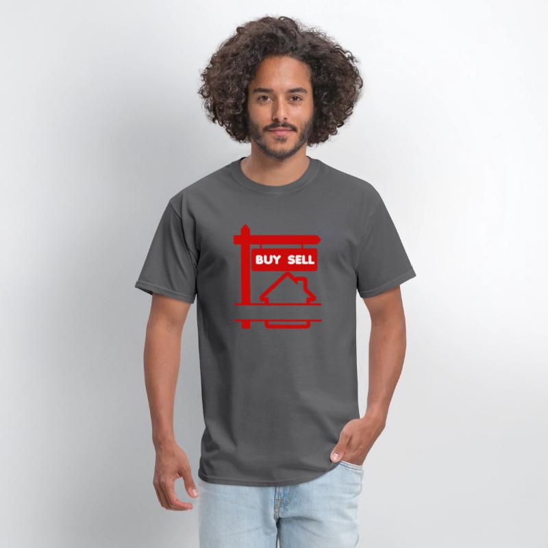 Buy and sell red house logo broker