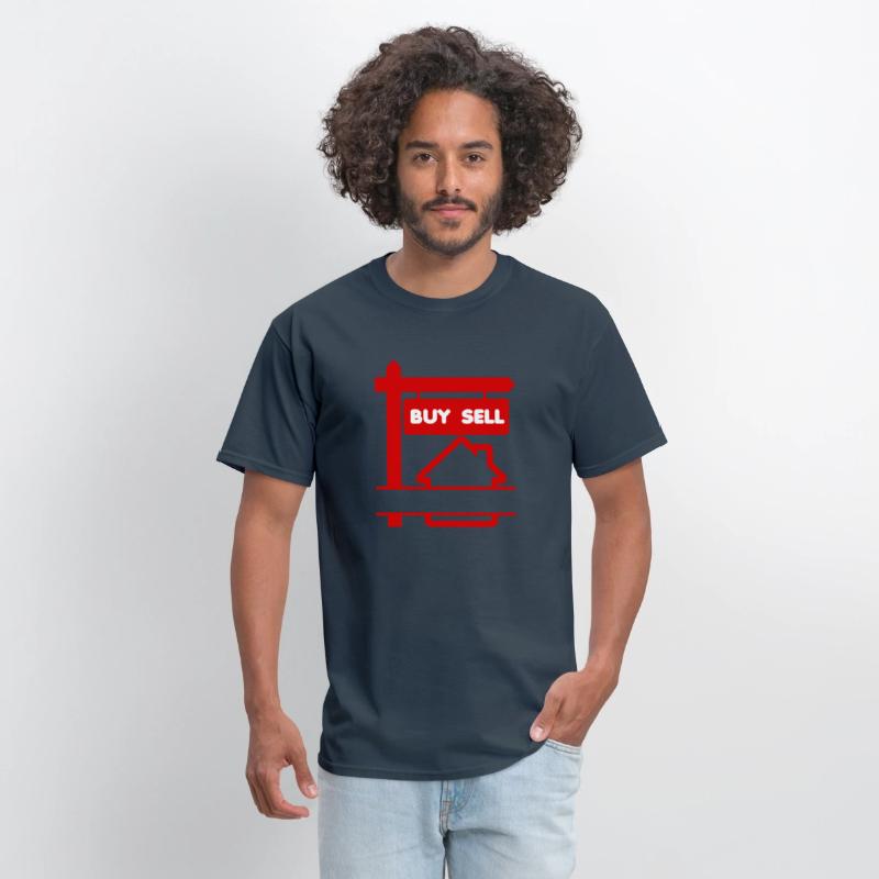 Buy and sell red house logo broker