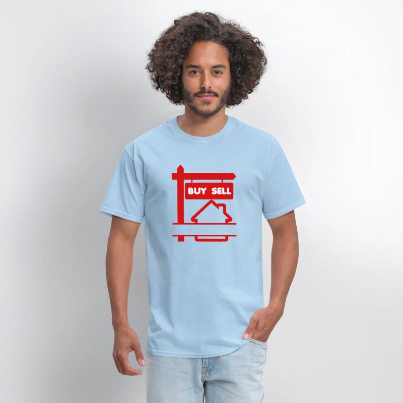 Buy and sell red house logo broker